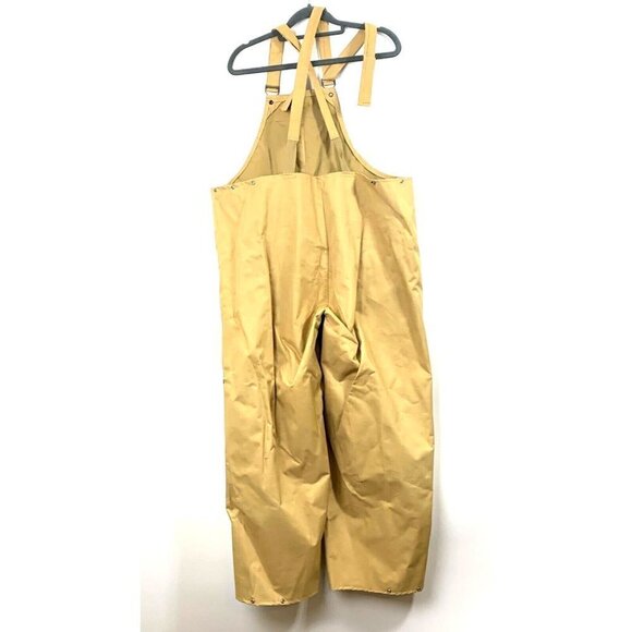 VTG Men's 50s 60s Superior Buttons Made In Japan Nylon Bib Wader Overalls Sz M - Picture 2 of 12